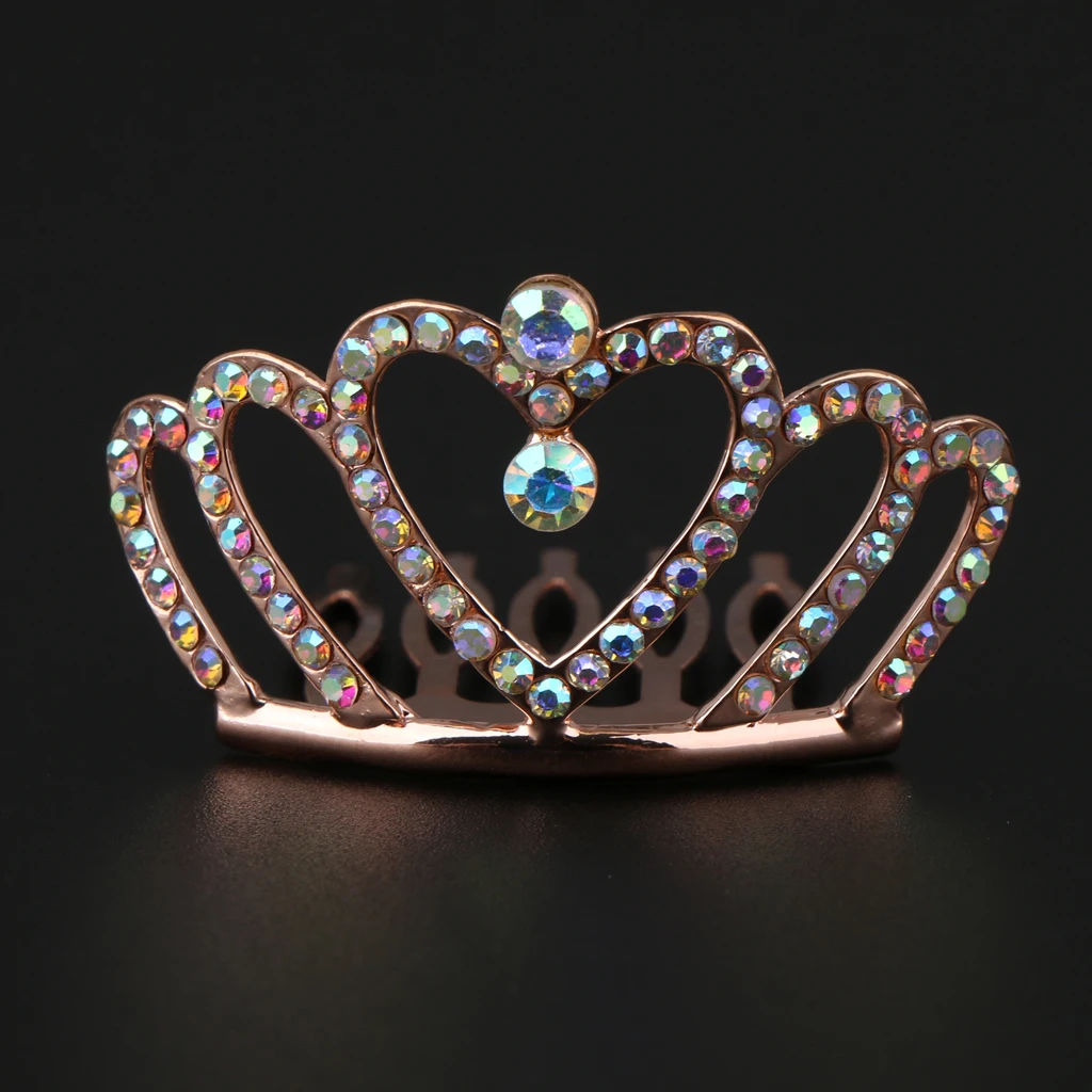 Mini Rhinestone Tiara Flower Girl Wedding Birthday Princess Crown 