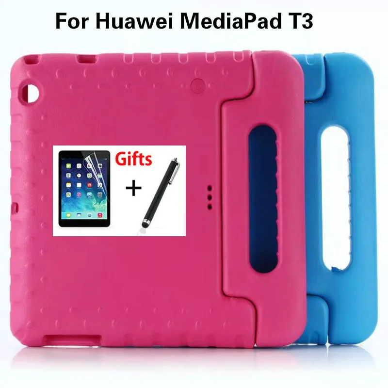 Funda infantil para Huawei MediaPad T3, 10 AGS L09, 9,6 pulgadas, a prueba de golpes, suave, de espuma EVA, con para Honor Play Pad 2 y Flim| Fundas de tablets y libros