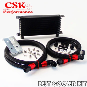 

AN10 10 Row Oil Cooler Kit For BMW E36 Euro,E82,E9X 135/335,E46 M3 Black