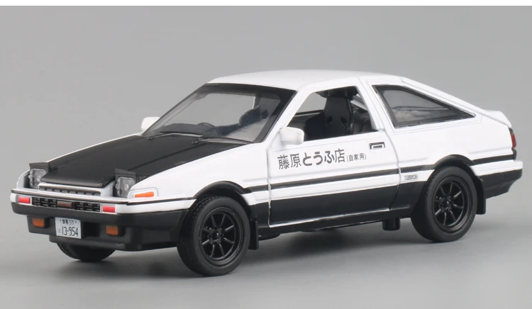 1:28 INITIAL D AE86 Металл игрушечных автомобилей металлическая машина Diecasts и Игрушки транспортные средства модель автомобиля Миниатюрная модель