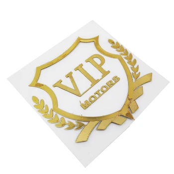 

VIP Emblem Window Stickers Car-styling Body Tail Trunk Plastic Decal Auto Decoration for Volkswagen Golf Toyota Corolla BMW E36
