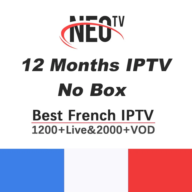 French IPTV Android Box HK1 mini with 1200+ 1 Year Neotv Europe France Arabic Africa Morocco IPTV Subscription m3u Smart IPTV - Цвет: IPTV Subscription