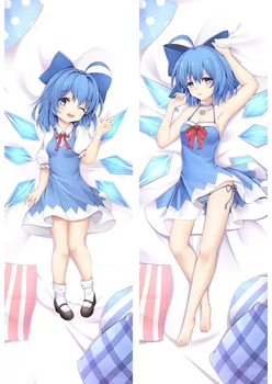 

2017-August update Japanese Anime TouHou Project Nazrin & Cirno otaku Dakimakura pillow cover case hugging Body pillowcase