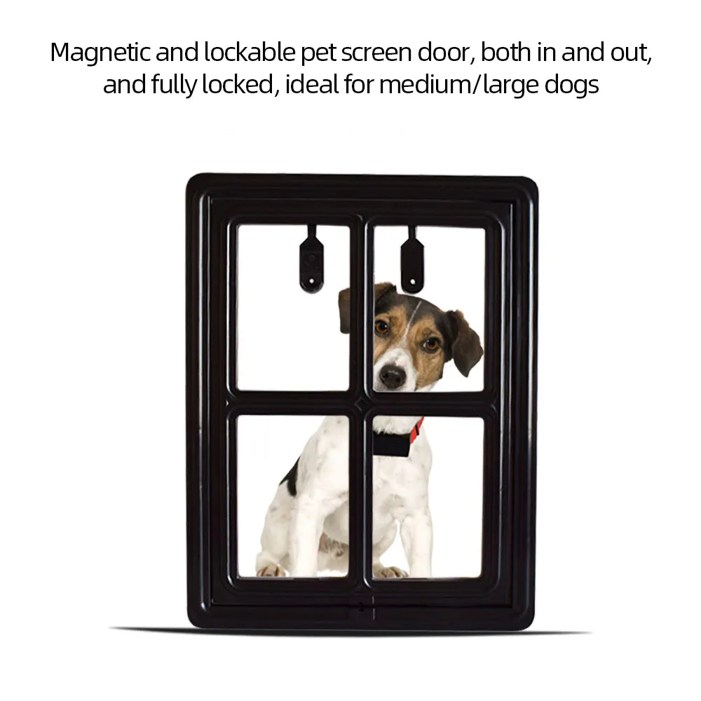Дверь для собаки Волшебные ворота для питомца кошачьи ворота для собак дверной отверстие безопасная защита установка для питомца собаки защитный кожух оконные заборы товары для домашних животных