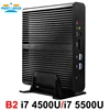 Partaker B2 Fanless Mini PC Windows Linux Intel Core i7 5500u i7 5550u Barebone Max 16G RAM 512G SSD 1TB HDD WiFi HDMI ► Photo 2/6