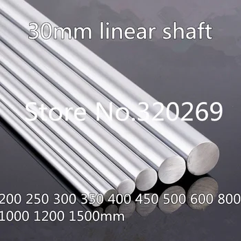 

6pcs linear shaft 30mm Rail hardended Chrome Plated Smooth rod 800 mm Optical axis harden 3d printer cnc