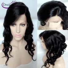 Front Lace Wigs 130 Density Full Lace Human Hair Wigs For Black Women Brazilian Side Part