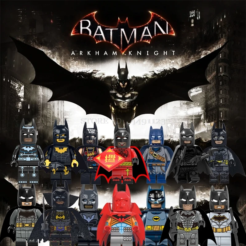 

Legoing Batman Set Arkham Dawn of Justice Robin Superman Blocks Toys Marvel Avengers DC Figures Compatible With LEGOing Movie 2