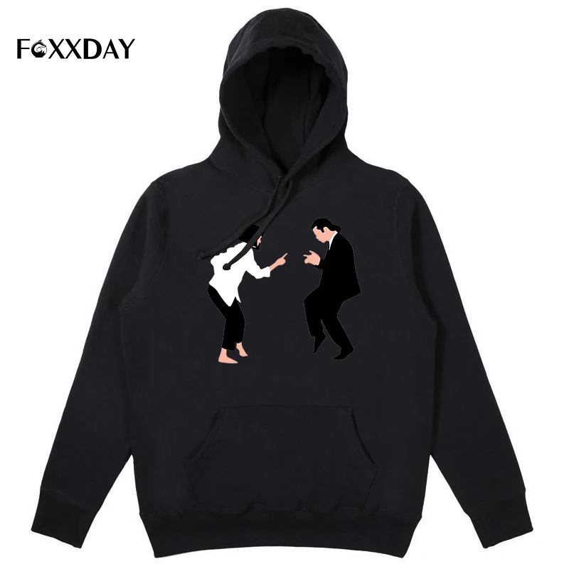 

Autumn funny Long sleeve Hoodie Pulp Fiction comics Hoodies sweatshirs cotton comfortable male Hooded christmas men clothing