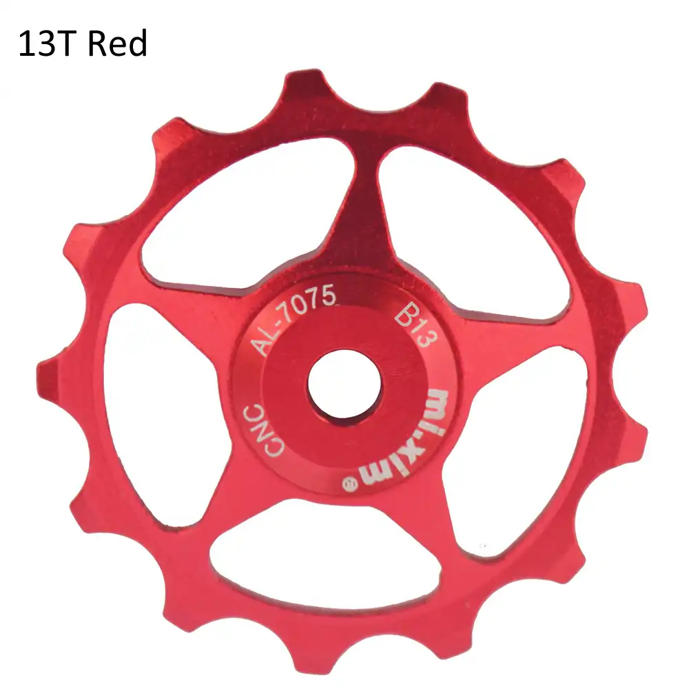 MTB Road Bike Rear Derailleur Jockey Wheel Pulley 10T Red
