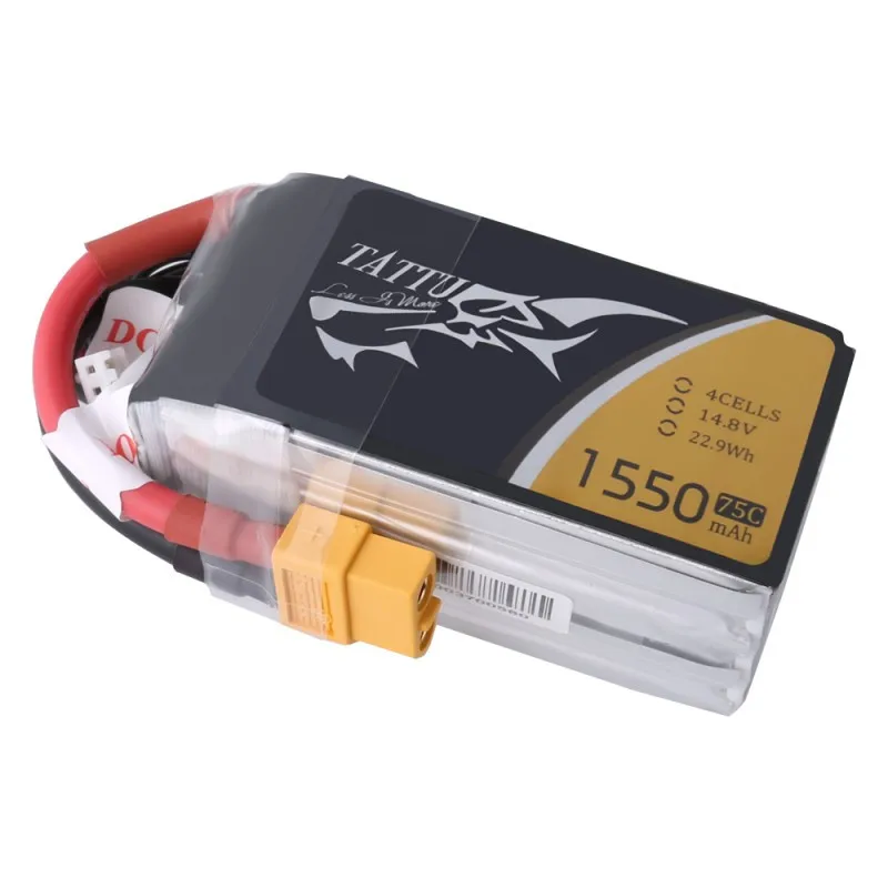 TATTU 14 8 V 1550mAh 75C 4S 1P Lipo аккумуляторная батарея XT60 разъем для Skylark M4-FPV250 мини-Шредер 200