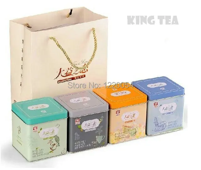 

2012 TAE TEA DaYi LongYin 60g*4pcs=240g*4=960g YunNan MengHai Pu'er Raw + Ripe Tea Sheng Cha 480g+ Shou 480g !