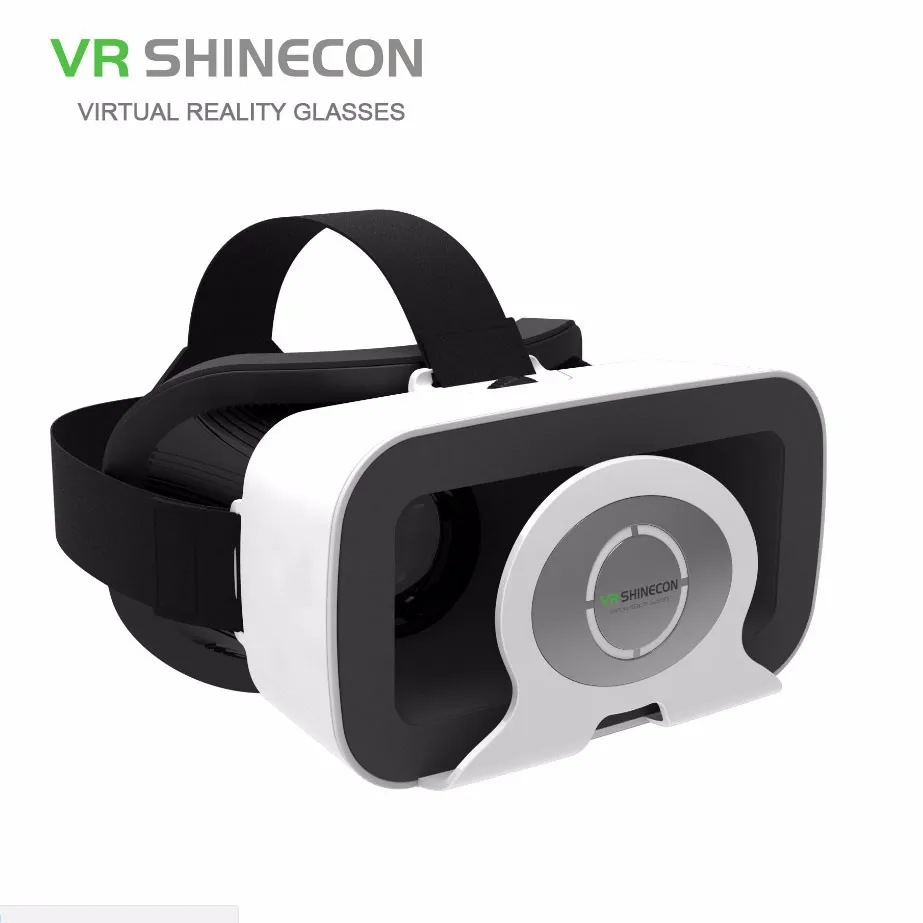 Shinecon SC-3GR 3D VR один дисплей Google Cardboard Bluetooth беспроводной Дистанционное управление геймпад виртуальной реальности Glassess