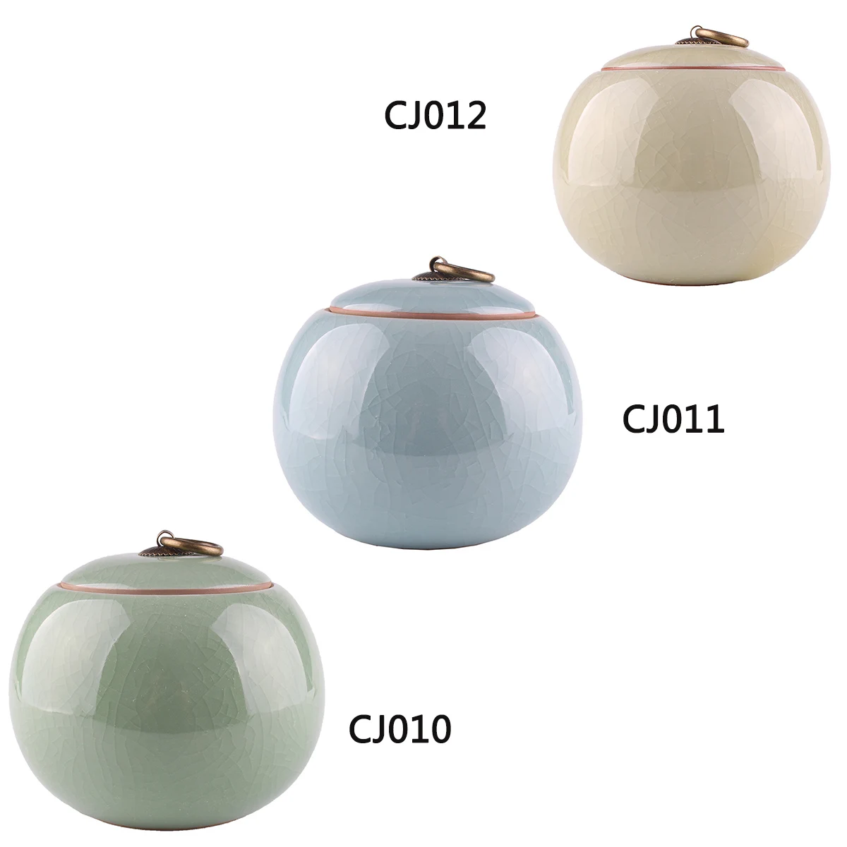 Керамические стеклянные бутылки для хранения 3 цвета 10 х11 см|storage tank|storage bottlebottle jar