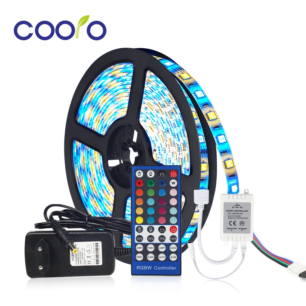 5 м светодиодный RGBW RGBWW RGB ленточный светильник SMD 5050 водонепроницаемый IP65/IP20