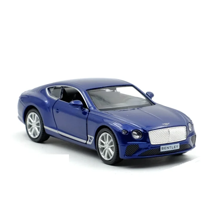 Высокая имитация изысканных литых и игрушечных автомобилей: RMZ городской автомобиль Стайлинг Континентальный GT V8 1:36 модель автомобиля из сплава - Цвет: 2019 Blue