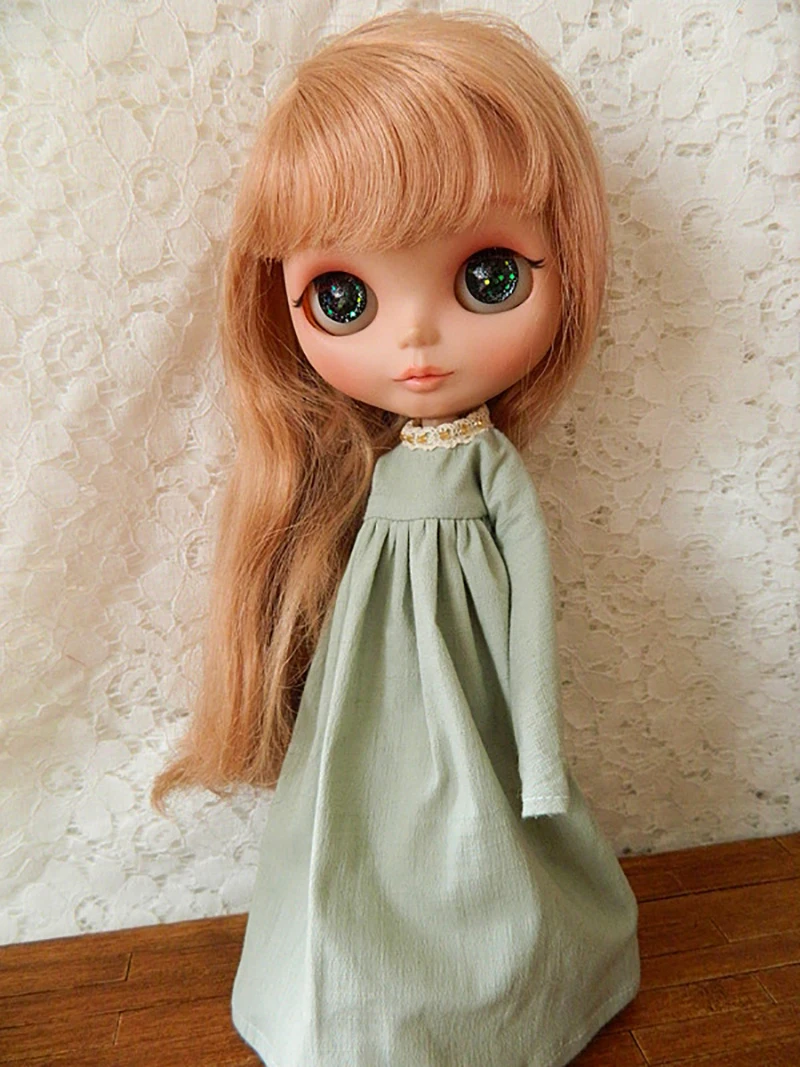 Новинка, длинное платье в стиле Mori, Одежда для куклы Blyth, юбка blyth, Azone Licca Pullip 1/6, кукольная одежда, аксессуары