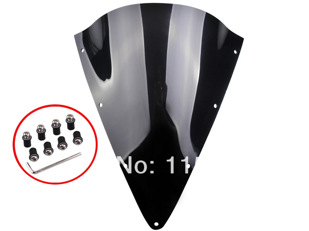 

Dark Smoke Windscreen Windshield Case For YAMAHA FZS600 FZS 600 Fazer 2002-2003