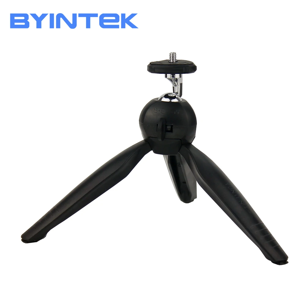 المعادن رئيس المحمولة البسيطة ضوء الوزن السفر حامل ثلاثي القوائم ل DV جهاز عرض للهاتف ل BYINTEK GP70 UFO P8I MD322 R9 R15