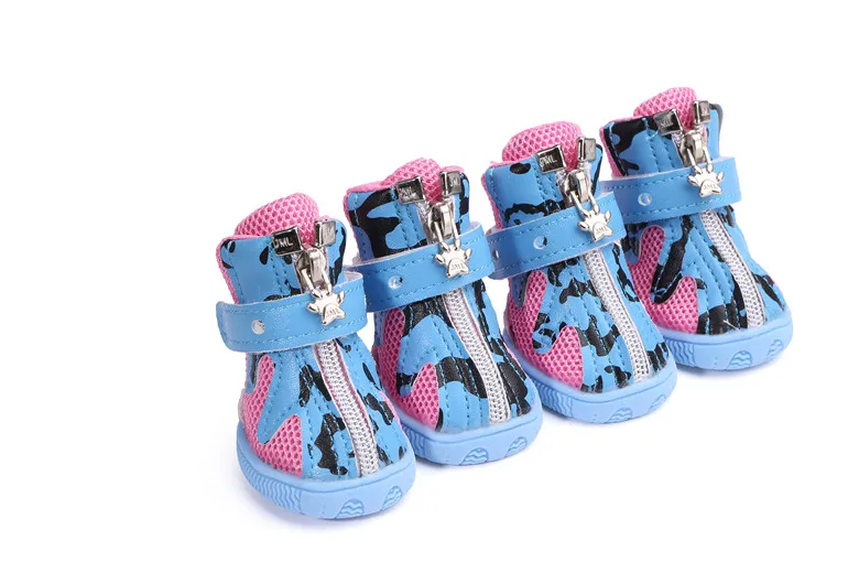 Title 10, Spring Summer Mesh Pet Dog Shoes Anti-Slip Brea...