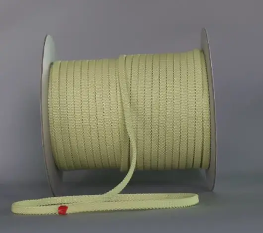 High Quality Kevlar Fiber Belt Heat Resistant Fire Retardant Tempered Glass Machine Roller Rope
