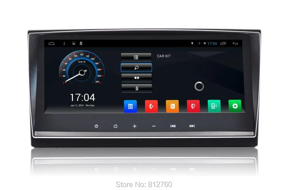 Flash Deal Quad Core 8.8" 1280X480 Android 6.0 Car Stereo Audio Head Unit Headunit Autoradio for Toyota Avensis 2009 2010 2011 2012 2013 3