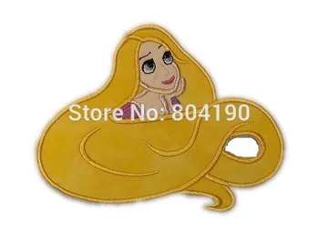 

6" Princess Rapunzel LARGE Film TV MOVIE NEW Classic Lovely Cartoon Girl Embroideried Patch Logo Badge Free Shipping