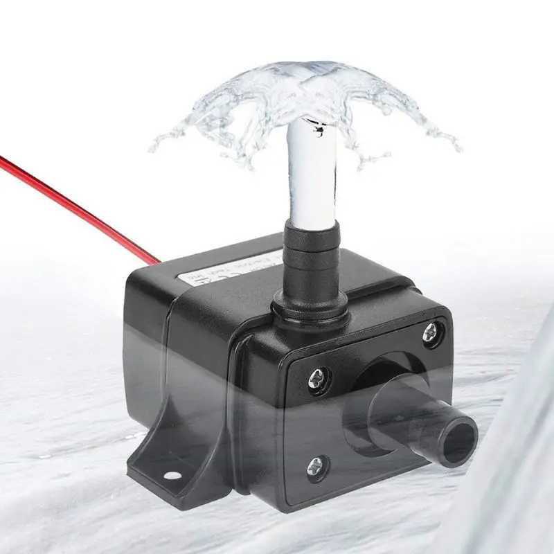 

12V 3m 240L/H Ultra Quiet Brushless Motor Submersible Pool Water Pump Solar RF