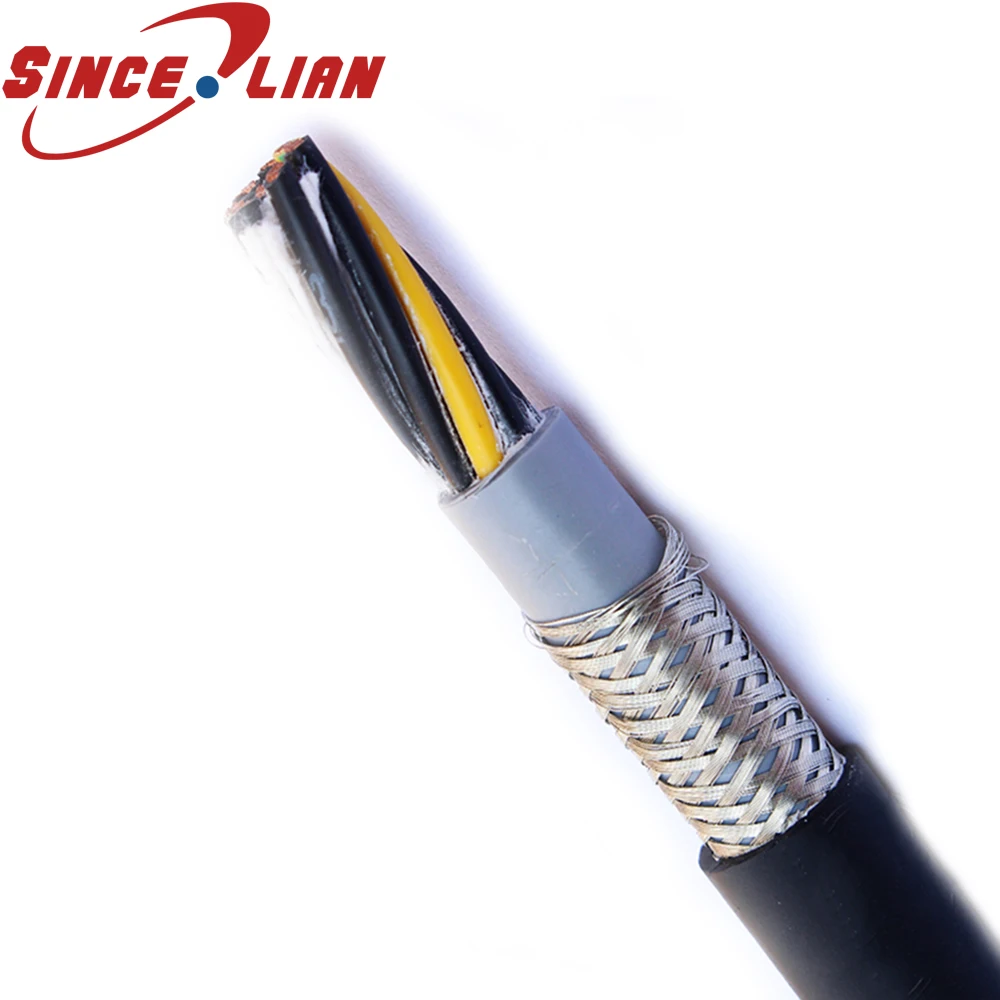 

Highly Flexible Drag Chain Shielded Cable 2M TRVVP 6core Oil Resistant Folding Special Robot Cable Drag Chain Special Wire