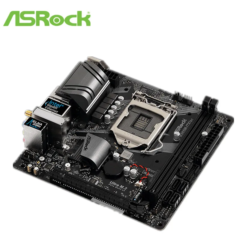 Полный ASRock B365M-ITX/AC материнская плата B365 ITX маленькая Плата Поддержка 8/9 поколения cpu