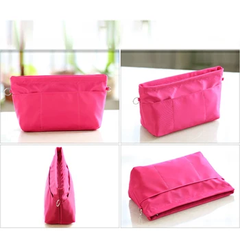 

new arrival women travel storage bag organizer cosmetic bag 2019 fashion 2019 black / gray / rose red