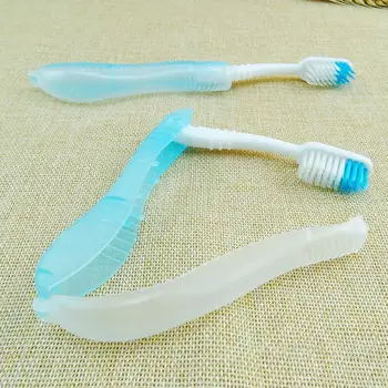 

BellyLady Foldable Toothbrush Natural Ultra Fine Soft Fiber Toothbrush for Home Hotel For Adults