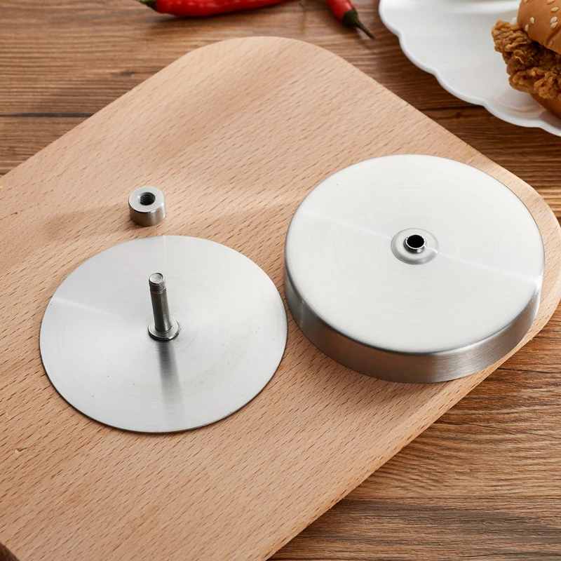DIY Hamburger press 4