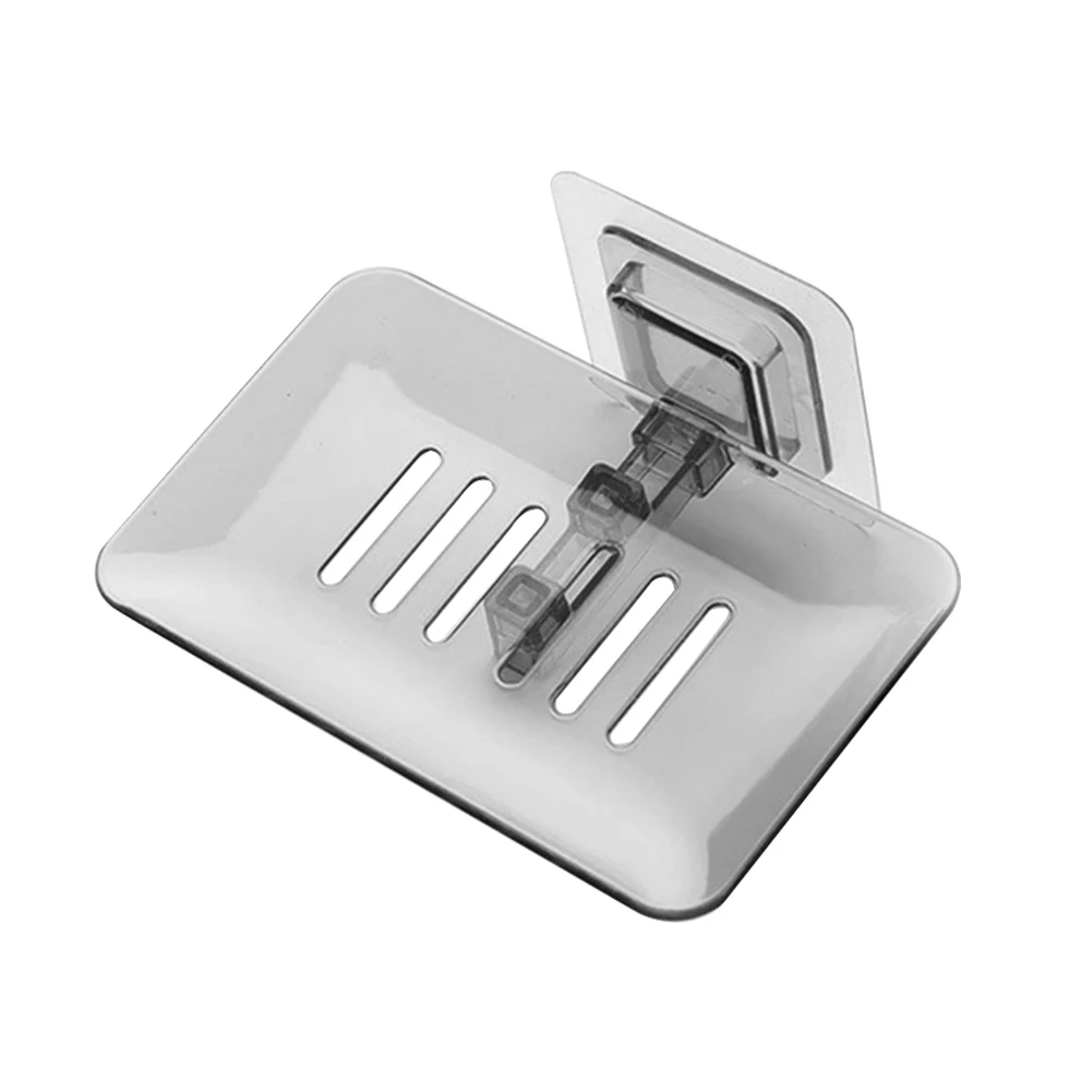 

Shelf Storage Rack Crystal Dish Case Tray Leachate Wall-mounted Soap Box