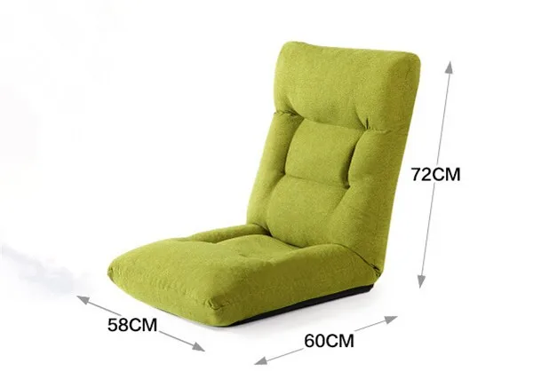 Регулируемое комфортное напольное раскладное кресло для дома гостиной мебель современный складной японский пол ленивый стул диван
