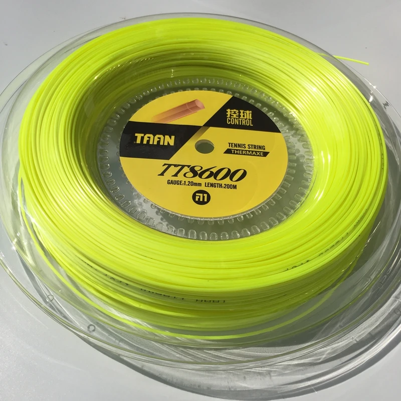 Tennis Accessories 1 Reel TAAN TT8600 Control Tennis strings polyester 6-angle hard-line 1.20mm 200M big banger