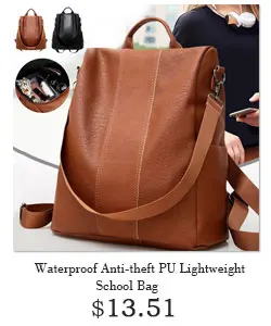 Женский кожаный рюкзак с защитой от воровства, Большой Вместительный школьный рюкзак для девочек-подростков, мужские дорожные сумки