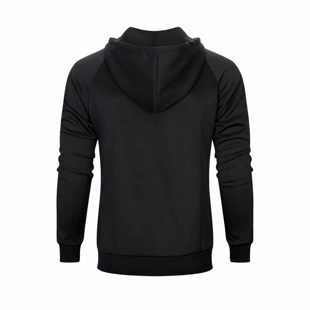 Autumn Men Set 2018 Casual Sportswear Suit Hooded Sweatshirt Tracksuit Men's Solid Zipper Jackets 2PC Hoodies + Pants Sets Male