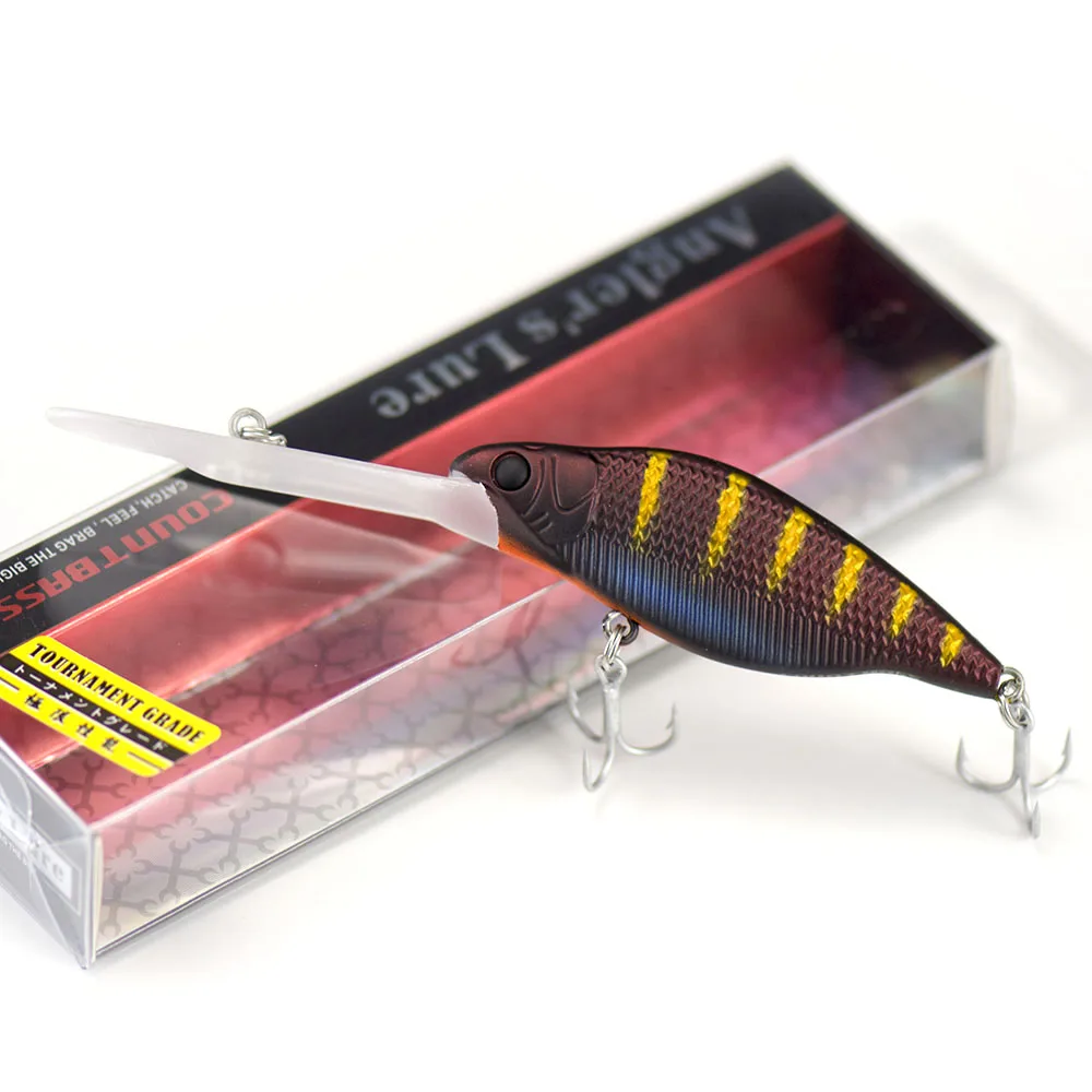 66mm 9.2g Countbass Deep Crank Bait Wobbler Lures for Fishing, Chatterbait Jerk baits Shad Crank Minnow Angler's Lure-3