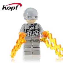 PG267 Super Heroes White Lantern Flash Invisible Man Strange Building Blocks Action Best Education Bricks Toys
