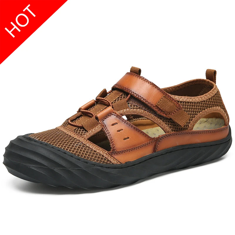 mens sandals with covered toes