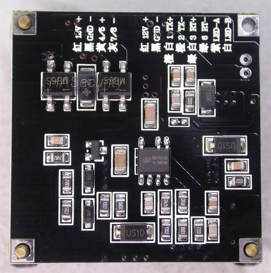 POE сплиттер питания через Ethernet Регулятор модуль Плата вход DC48V/выход DC12V 2A конец-Span+ Средний Span сплиттер IEEE802.3af