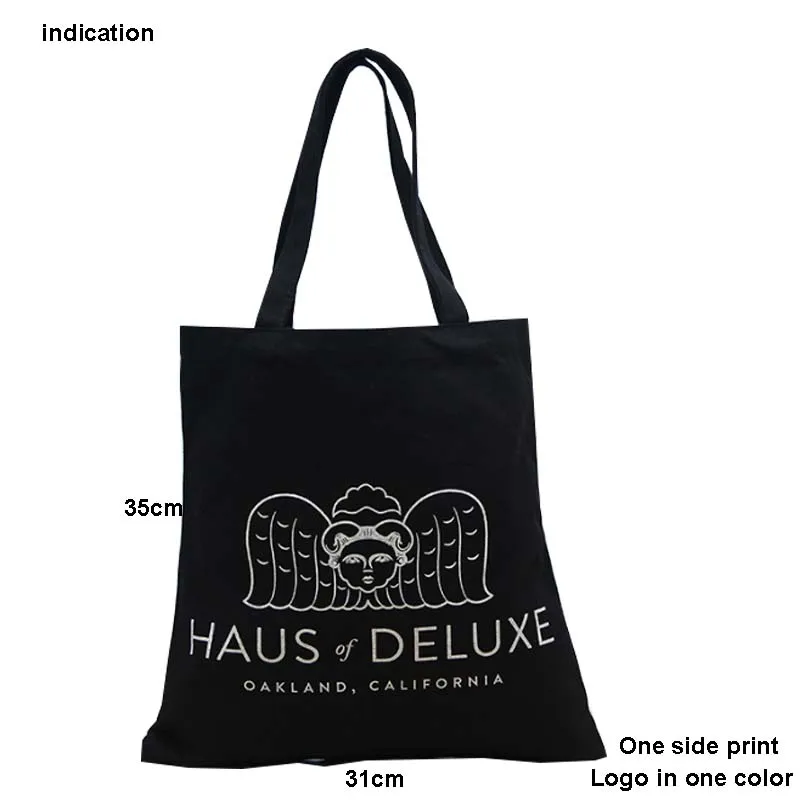 

100pcs/Lot Size 35*31cm Canvas Cotton Tote Bag Customized Logo Fashion Women Eco Bag For Company Advertising University Activity