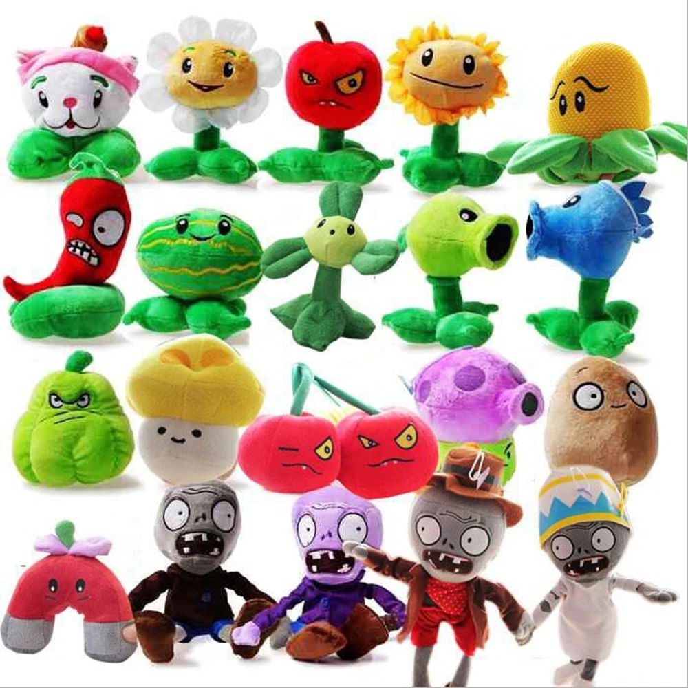 

1PCS 27 Style Funny Plants vs Zombies Plush Toys 13-20cm Plants vs Zombies Soft Stuffed Plush Toys Doll Baby Toy for Kids Gifts