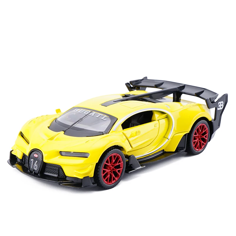 1:32 Масштаб Bugatti VISION GT Металлический Игрушечный сплав автомобиль Diecasts& игрушечный Транспорт модель автомобиля Миниатюрная модель автомобиля игрушки для детей Подарки