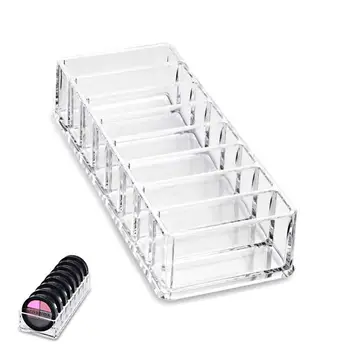 

OUNONA Acrylic Eyeshadow Organizer & Beauty Care Holder Provides 8 Space Stoarge