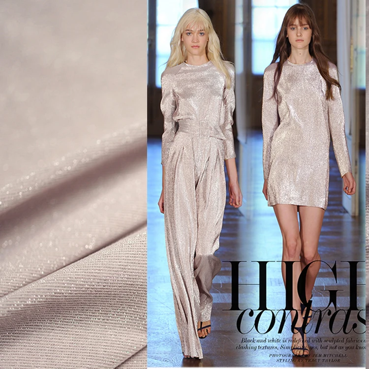 

ultra came close skin soft light pink silver cotton fabrics of flax knitting clothing render elastic fashion show fabric