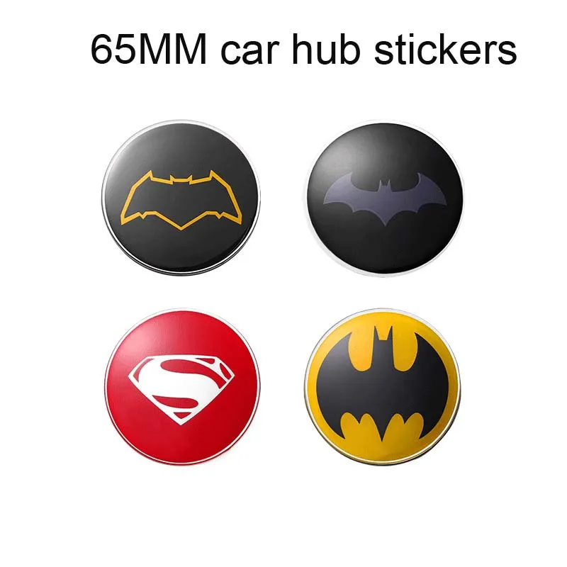 

2PCS/Set 65MM Car Wheel Center Stickers Creative Metal Wheel Hub Cap Stickers Car Logo Hub Cover Car Accessories Styling