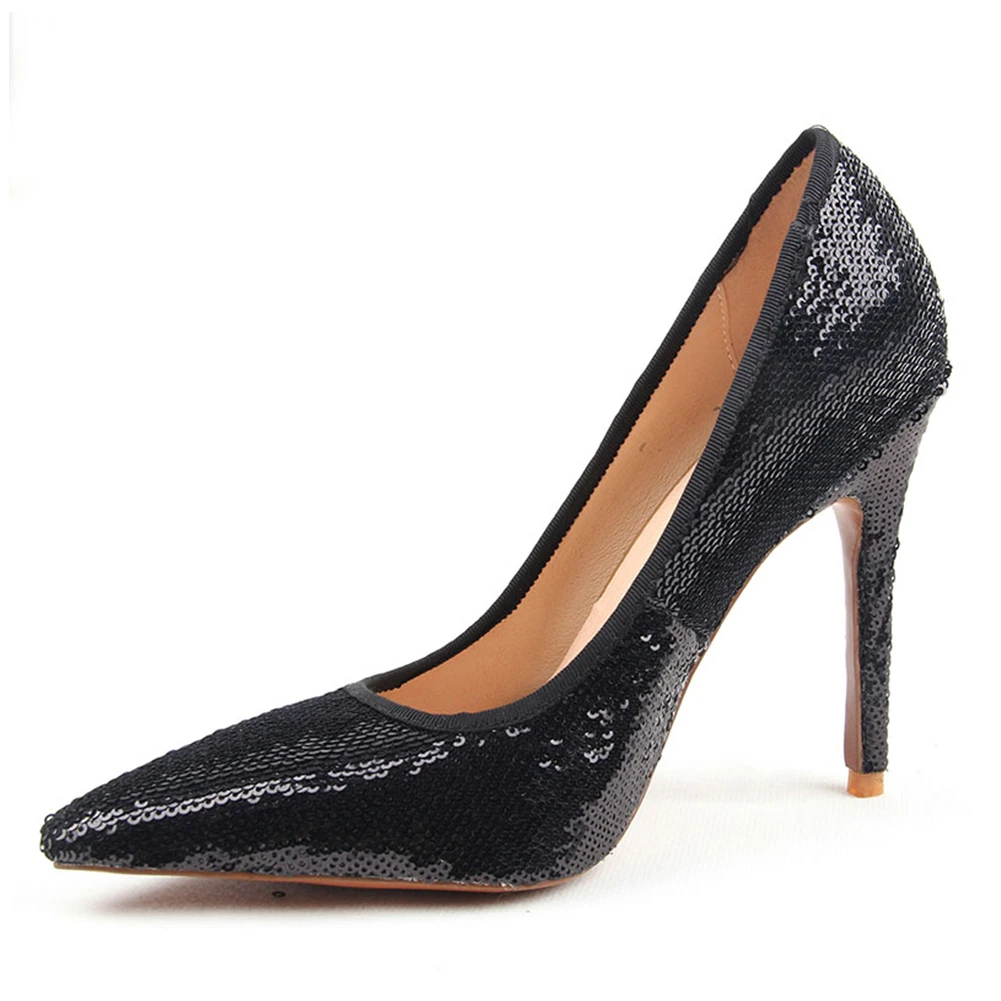 Luxury Party Wedding Pumps Woman Shoes Pointed Toe Slip On Sexy Super High Heels Shoes Woman Pumps thin heeled Footwear