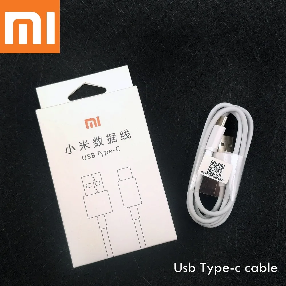 

Original Xiaomi MI max 3 Charger Cable Usb 3.0 Type-C Quick Fast Charge Cable For Mi A2 A1 mi 8/8 lite/6/6x/ mix 3/2s/2 max 2